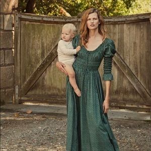 Doen Kaira Dress Evergreen Ditsy L